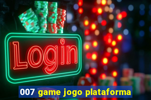 007 game jogo plataforma